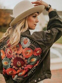 Veste En Jean Femme Bohème