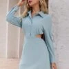 Mini Robe Bleue Vintage -Mode Bohème Soldes Vintage Blue Mini Dresses Floral Clothes 1745148a 81ab 4cbf 85fc 05b3376a8a97