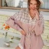 Blouse Chemise Rose à Manches Longues -Mode Bohème Soldes blouse chemise rose a manches longues Ravissante