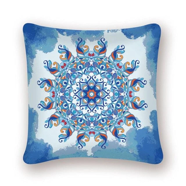 Coussin Bleu <br />Bohème 3 Coussin Bleu <br />Bohème