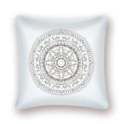Coussin Bohème <br />Blanc