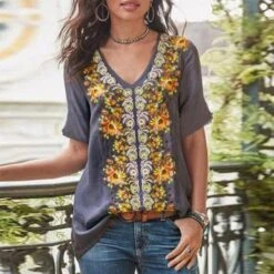 Tunique Bohème Chic Imprimée -Mode Bohème Soldes product image 1014697002