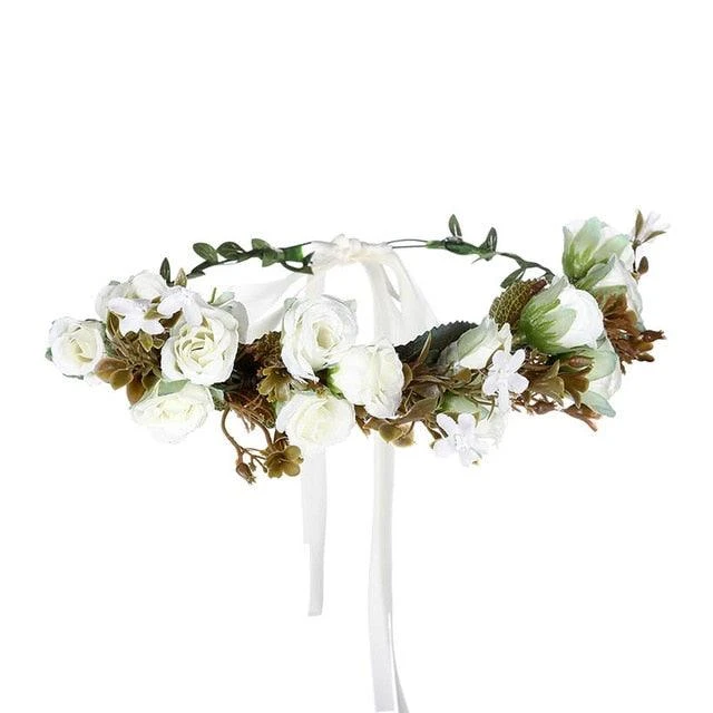 Couronne De Fleurs <br />Cheveux Petite Fille 3 Couronne De Fleurs <br />Cheveux Petite Fille