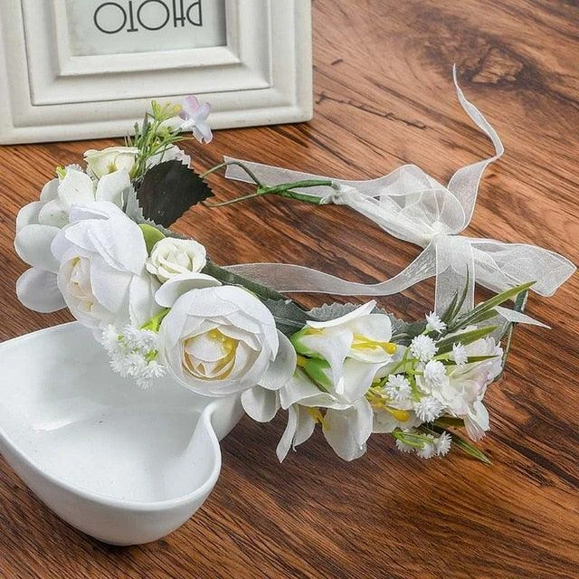 Couronne De Fleurs <br />Mariage Petite Fille 3 Couronne De Fleurs <br />Mariage Petite Fille