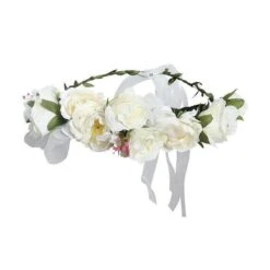 Couronne De Fleurs <br />Blanche