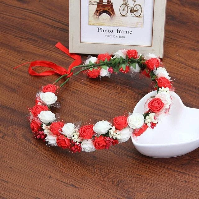 Jolie Couronne De Fleurs <br />Cheveux Bébé Fille 3 Jolie Couronne De Fleurs <br />Cheveux Bébé Fille