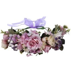 Couronne De Fleur <br />Rose Pale