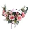 Couronne De Fleurs <br />Pastel Rose Et Gris -Mode Bohème Soldes product image 968379104