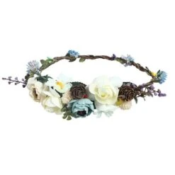 Couronne De Fleurs <br />Naturelles Pour Cheveux